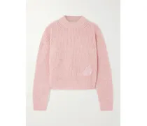 Bega Wollpullover Mit Applikation - Pink