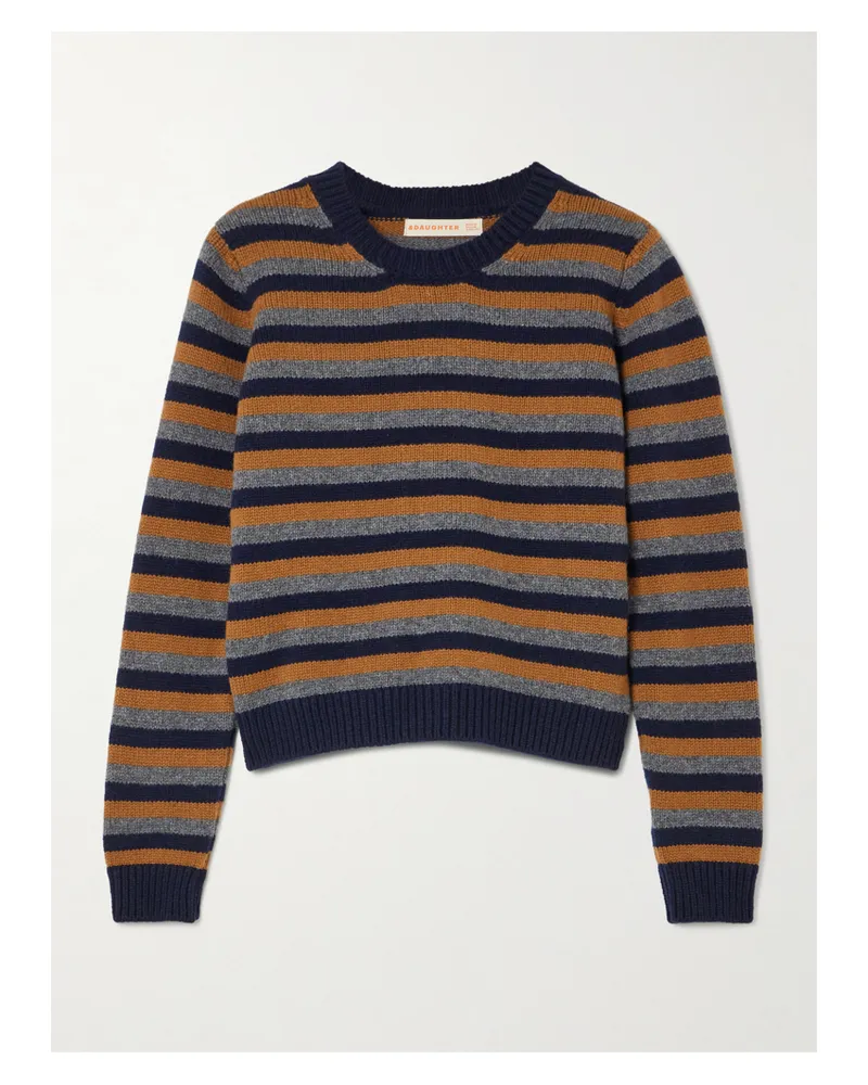 &Daughter Rosha Striped Wool Sweater - Gray Gray