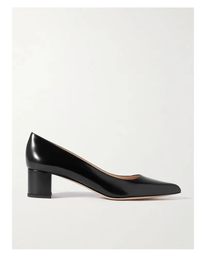 Gianvito Rossi Piper 45 Pumps Aus Leder - Schwarz Schwarz