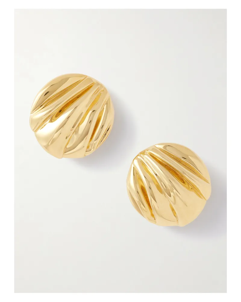 Chloé Goldfarbene Ohrclips Gold