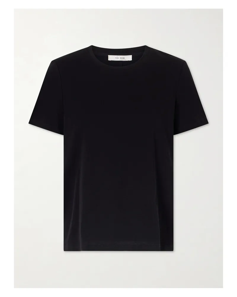 The Row Wesler Cotton-jersey T-shirt - Black Black