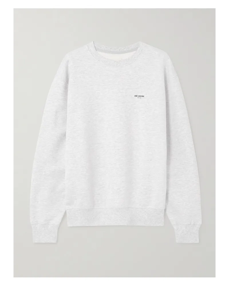 Aimé Leon Dore Cotton-jersey Sweatshirt - Gray Gray