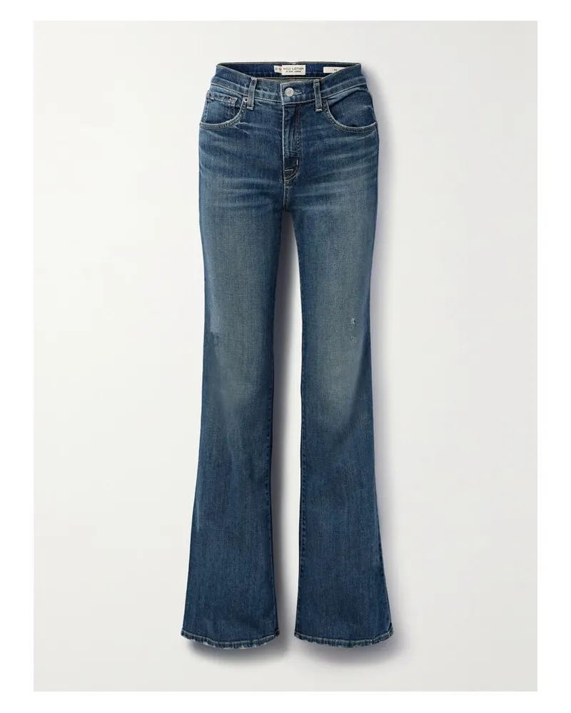 Nili Lotan Celia Hoch Sitzende Jeans Mit Geradem Bein - Blau Blau