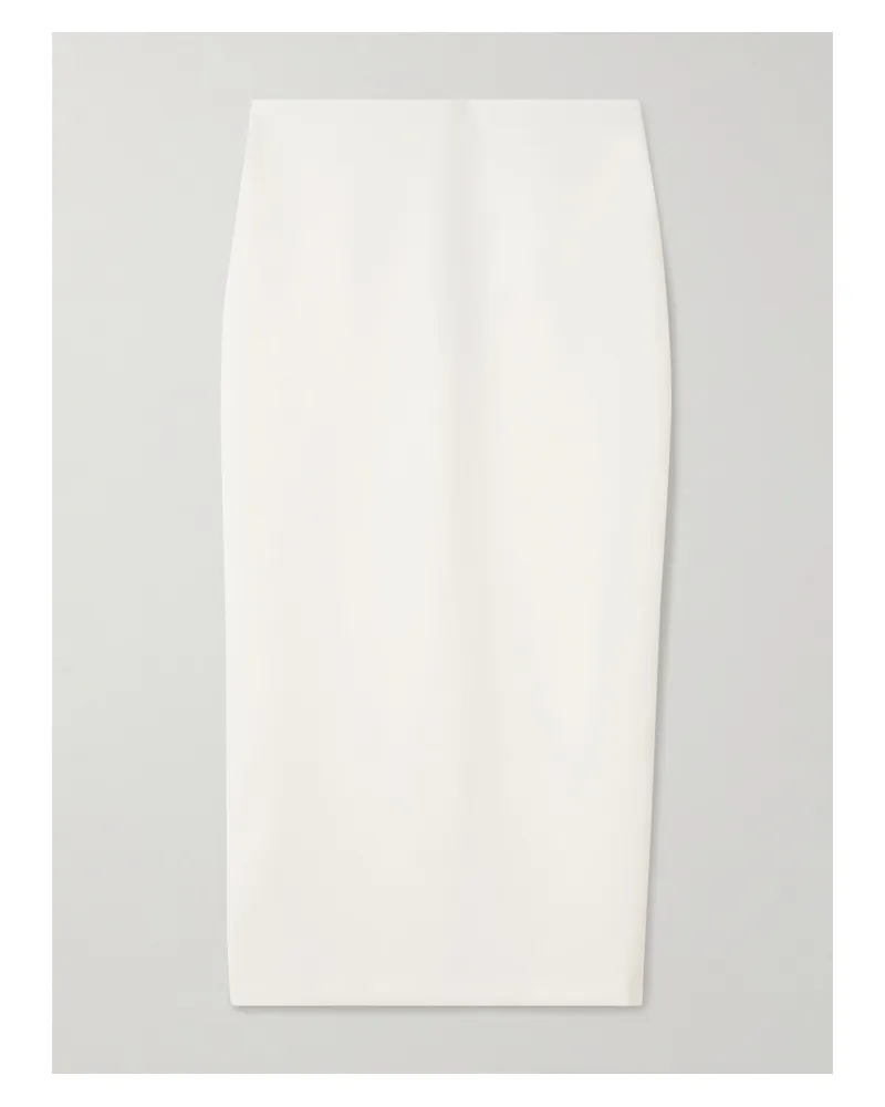 Max Mara Brandy Midirock Aus Jersey - Elfenbein Elfenbein