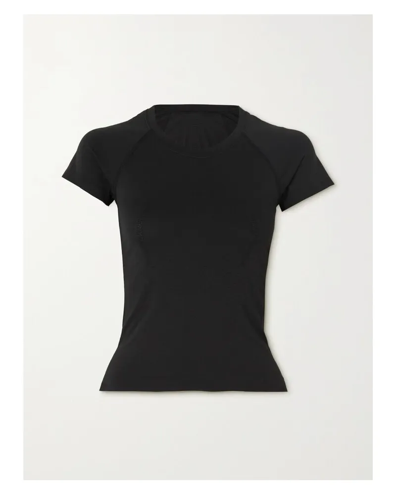 LULULEMON Swiftly Tech 2.0 T-shirt Aus Stretch-material - Schwarz Schwarz