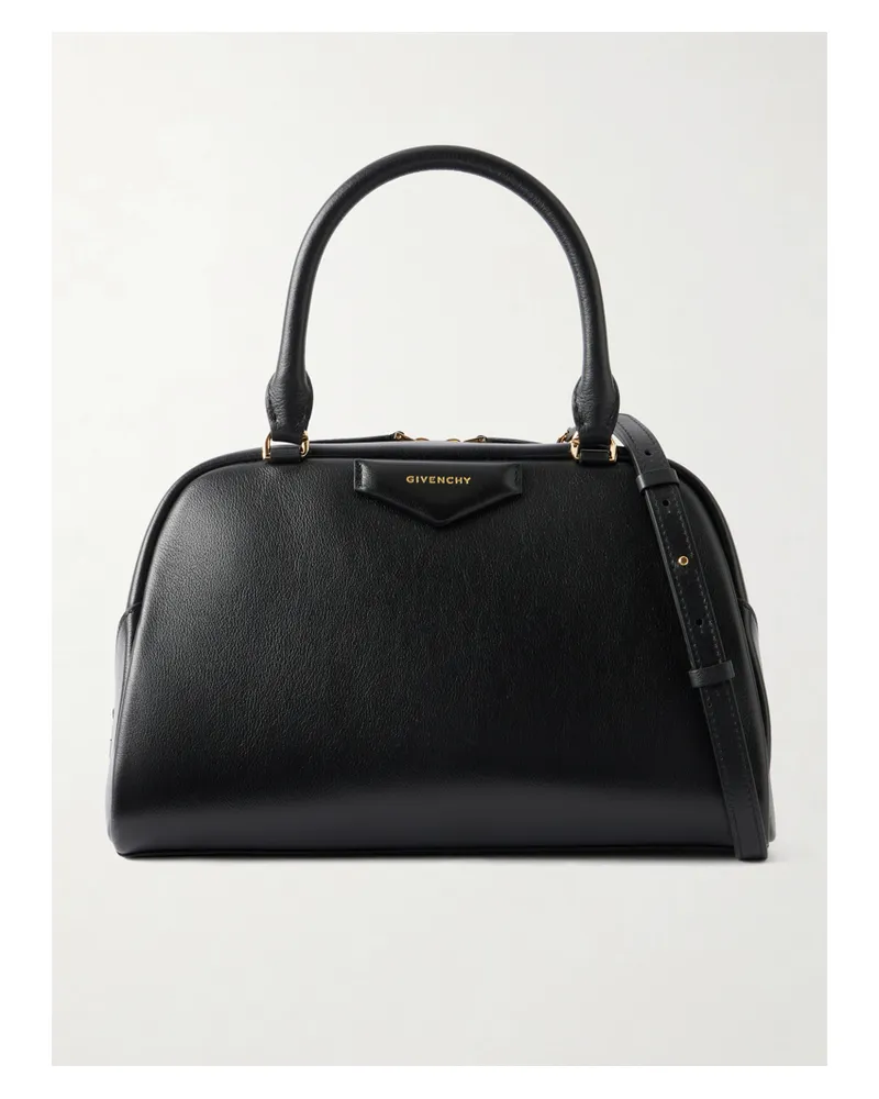 Givenchy Antigona East/west Medium Leather Shoulder Bag - Black Black