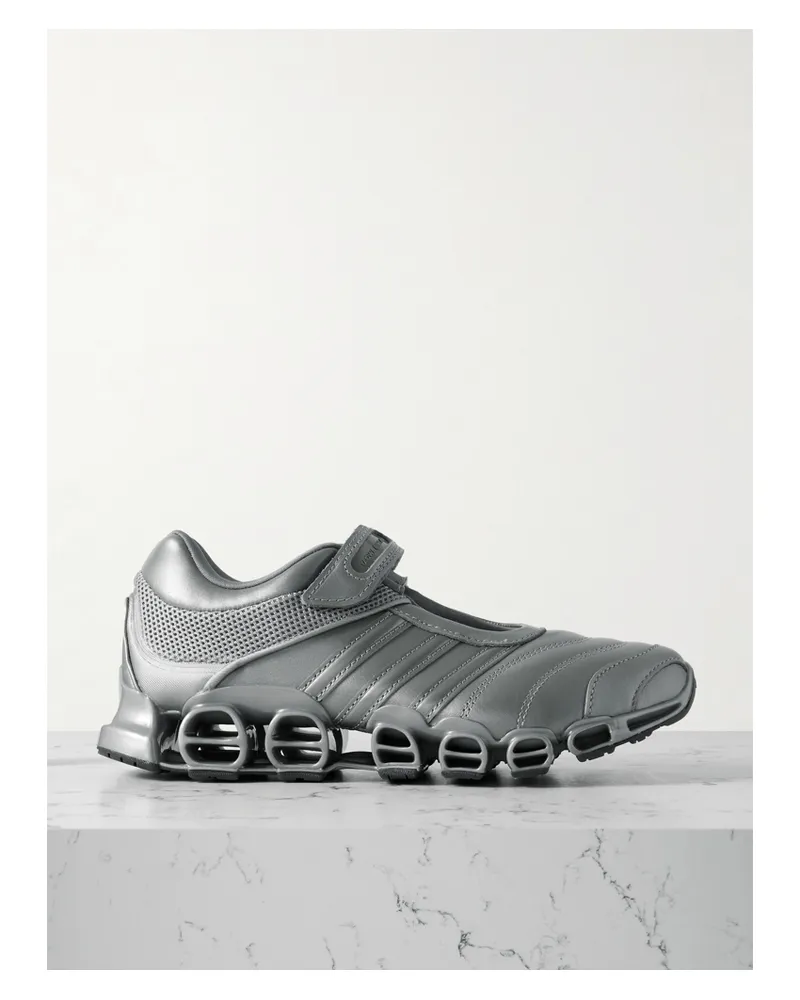 adidas Taqwa Bint Ali Megaride Sneakers Aus Metallic-leder Und Mesh - Silber Silber