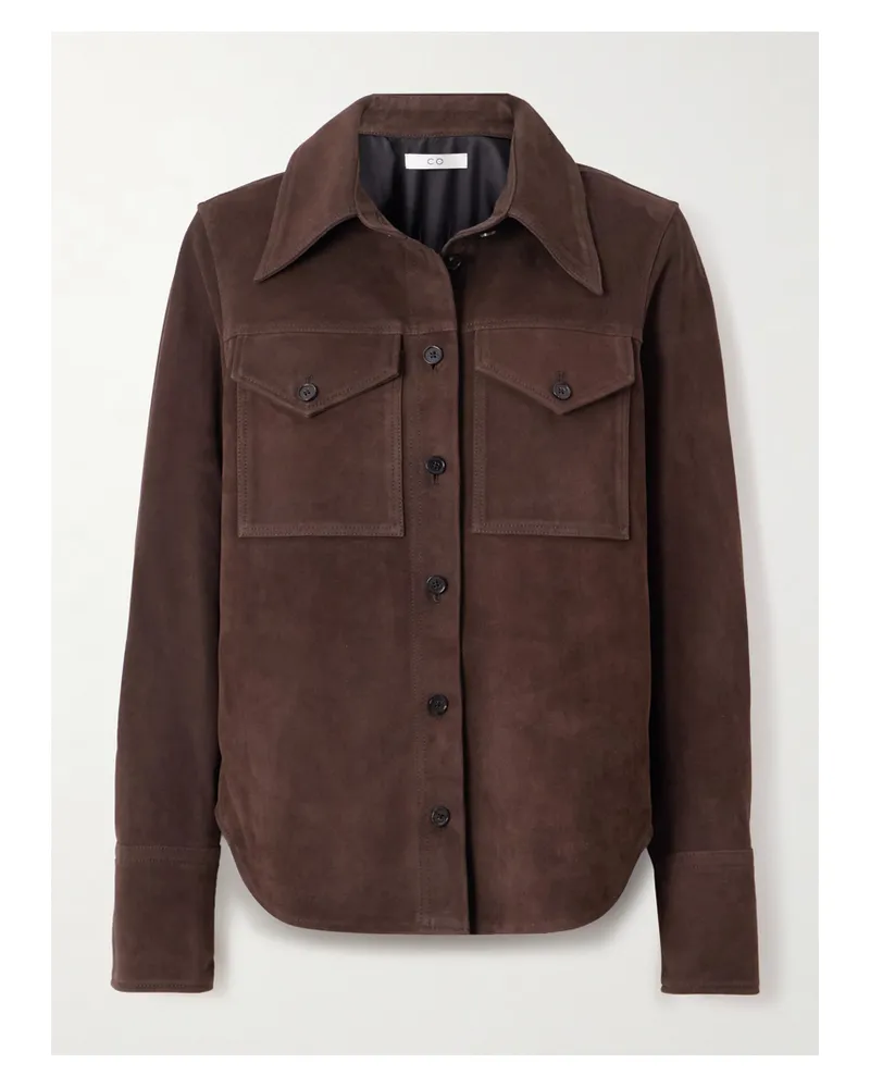Co Hemd Aus Veloursleder - Braun Braun