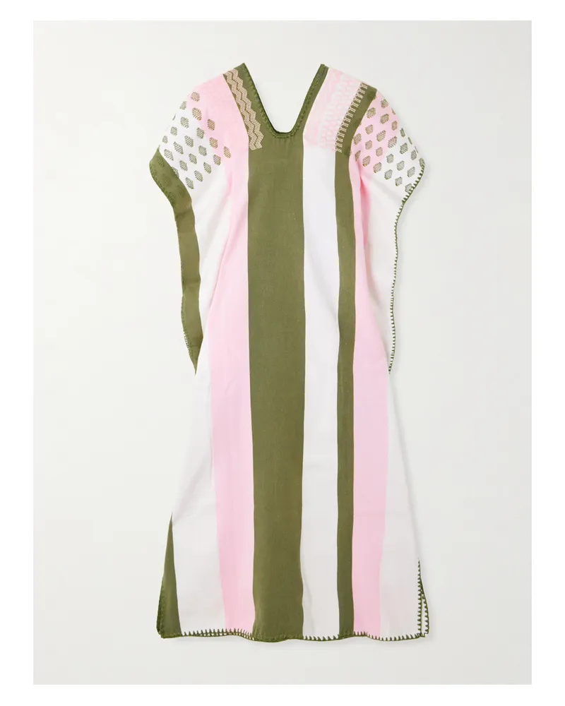 Pippa Holt Huipil-kleid Aus Baumwolle Mit Stickereien - Pink Pink