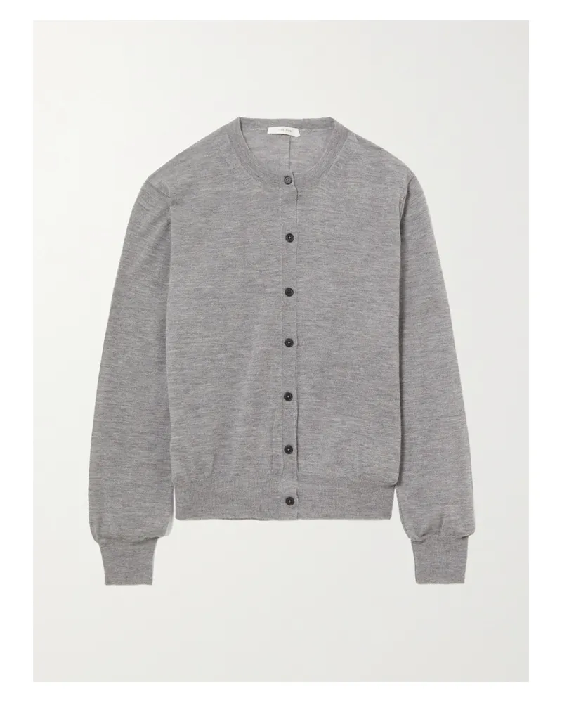 The Row Essentials Battersea Cashmere Cardigan - Gray Gray