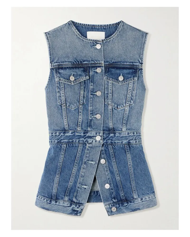 Citizens of humanity Idalene Weste Aus Bio-denim - Blau Blau