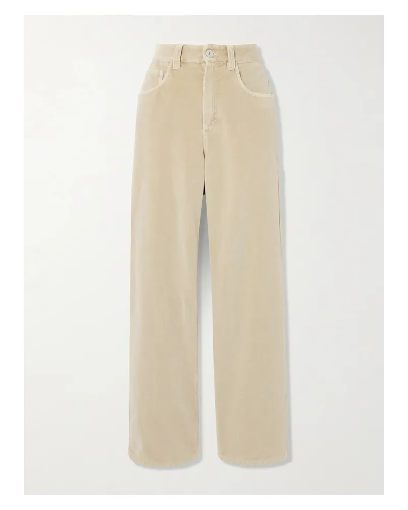 Brunello Cucinelli Hose Mit Geradem Bein Aus Baumwollcord - Neutral Neutral