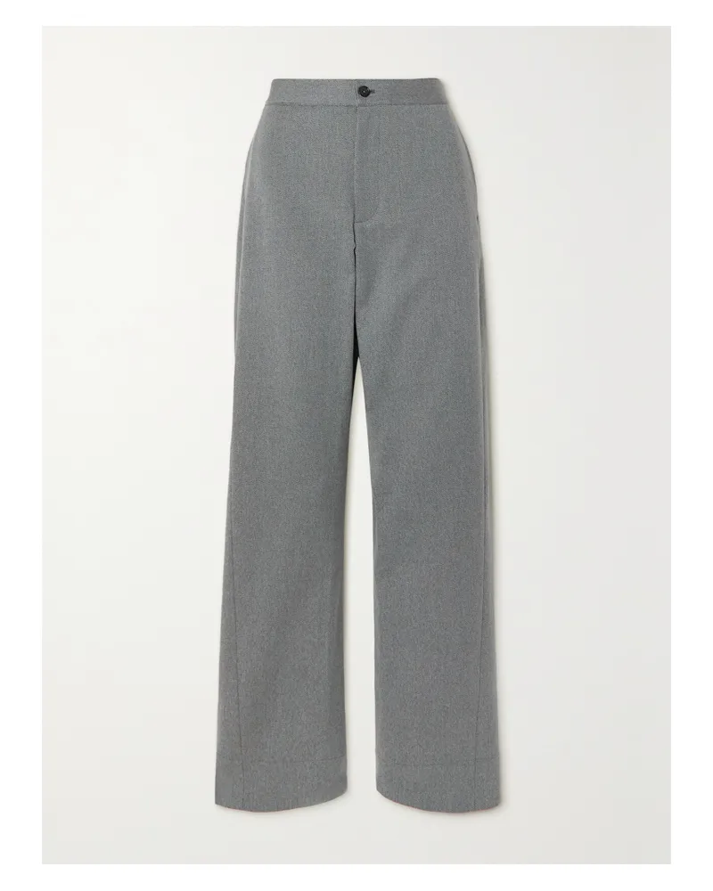Jil Sander Hose Mit Geradem Bein Aus Baumwoll-twill - Grün Grün