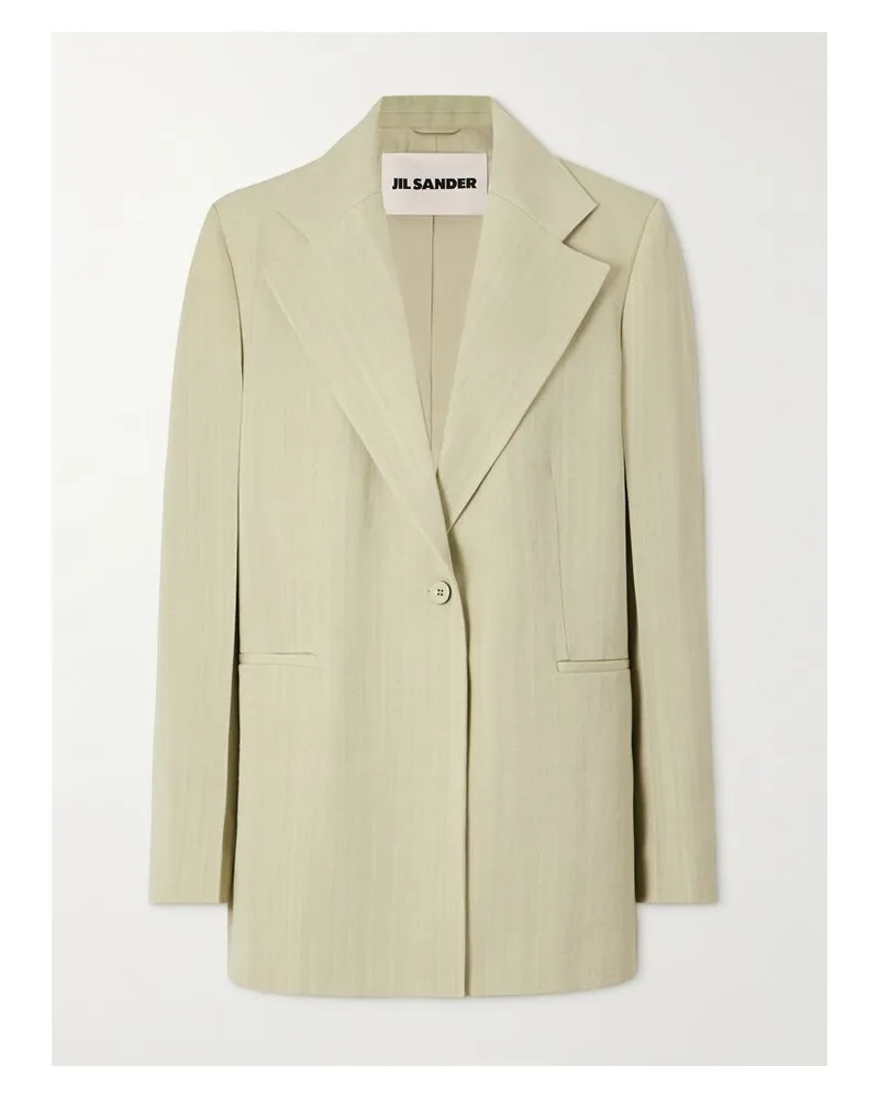 Jil Sander Blazer Aus Webstoff - Grün Grün