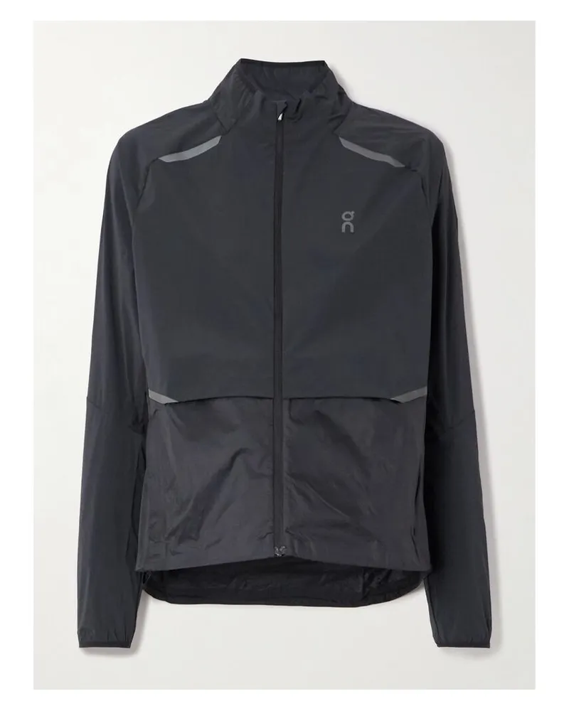 ON Weather Jacke Aus Recyceltem, Mehrlagigem Shell - Schwarz Schwarz