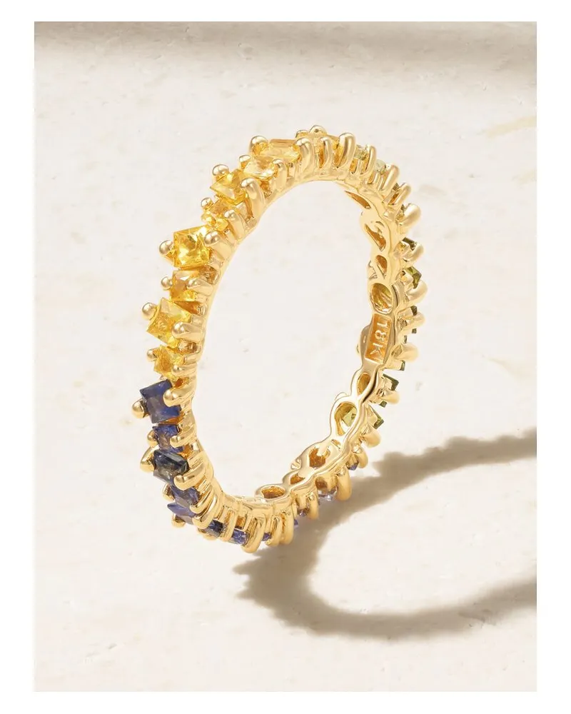 Suzanne Kalan Ring Aus 18 Karat Gold Mit Saphiren Gold
