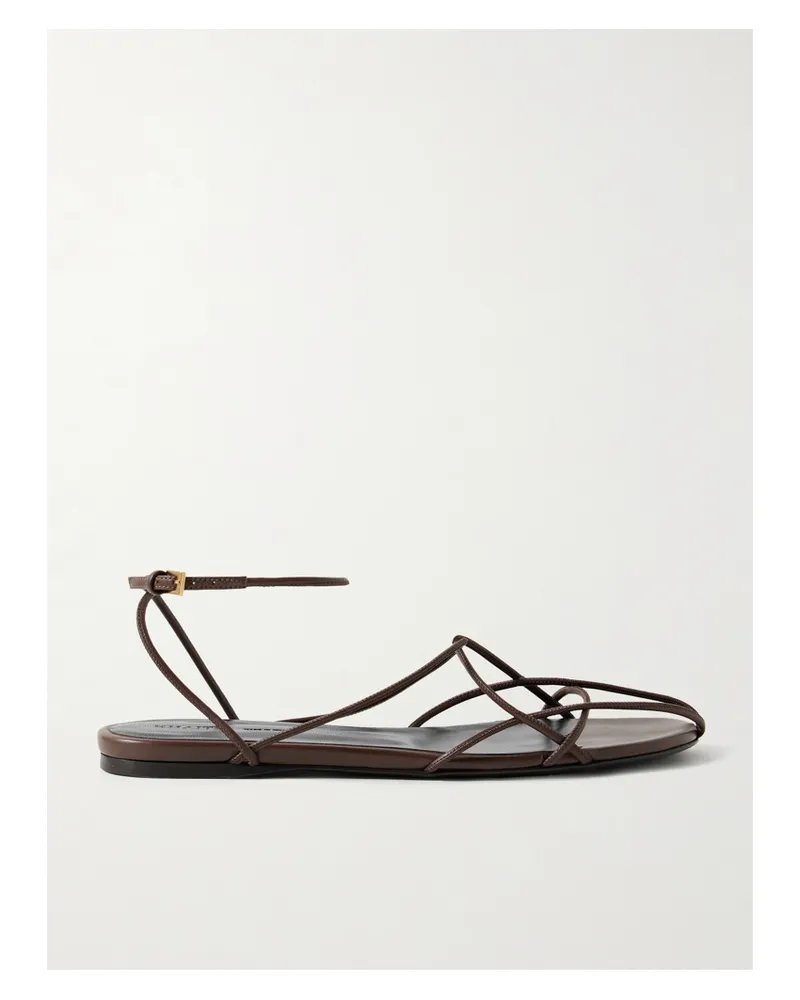 KHAITE Loulou Sandalen Aus Leder - Braun Braun