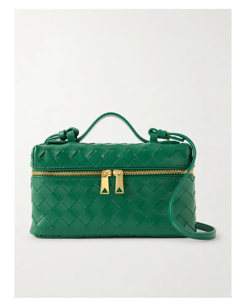 Bottega Veneta Bang Bang Vanity Intrecciato Leather Tote - Green Green