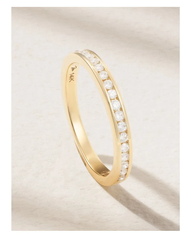 Melissa Joy Manning Ring Aus Recyceltem 14 Karat Gold Mit Diamanten Gold