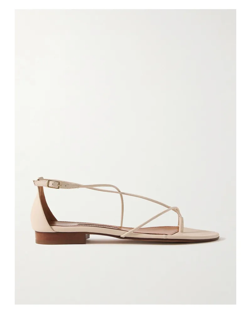 Emme Parsons String Sandalen Aus Leder - Elfenbein Elfenbein