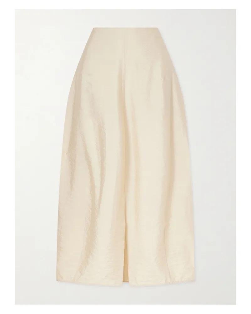 Totême Silk-blend Maxi Skirt - Neutrals Neutrals