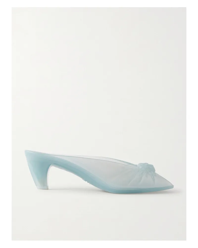 Chloé Mules Aus Tpu Mit Raffungen - Blau Blau