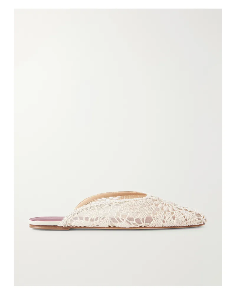 Magda Butrym Crochet Mules - Neutrals Neutrals