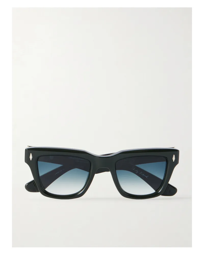 Jacques Marie Mage The Shining Torrance Square-frame Acetate Sunglasses - Green Green