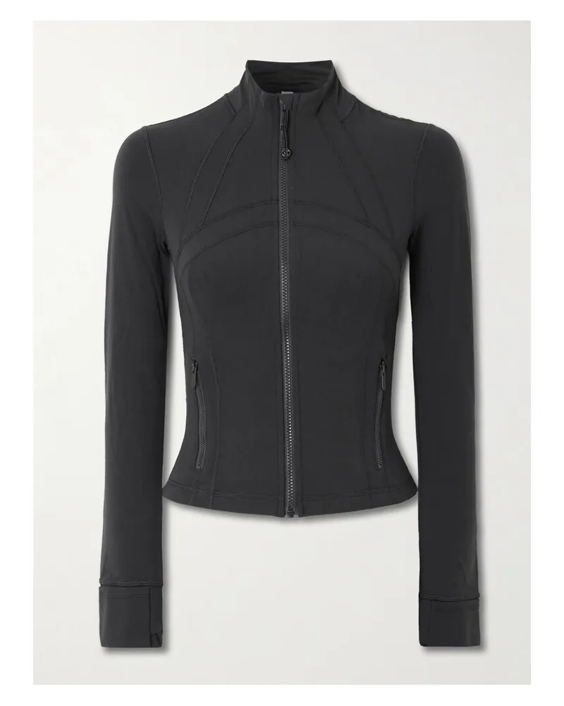 LULULEMON Define Verkürzte Jacke Aus Nulu™-material - Schwarz Schwarz