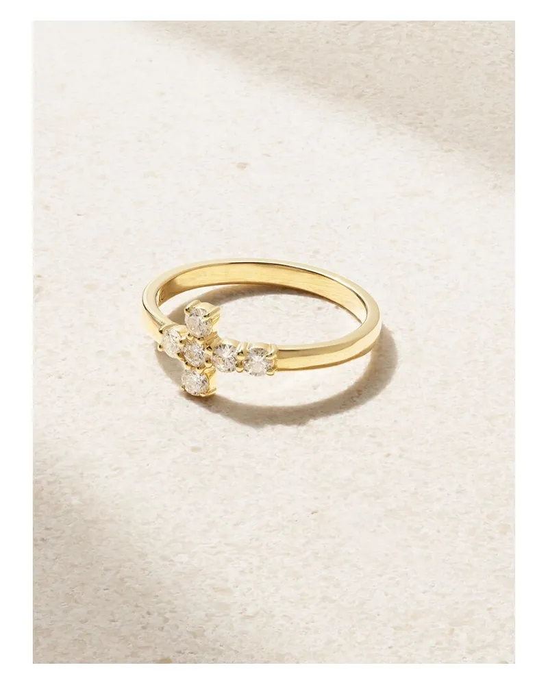ANITA KO Ring Aus 18 Karat Gold Mit Diamanten Gold