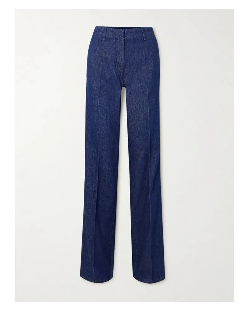 Dries van Noten Tief Sitzende Jeans Mit Schmalem Bein - Blau Blau