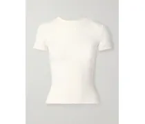 Cotton Jersey T-shirt – Marble – T-shirt Aus Baumwoll-jersey Mit Stretch-anteil - Elfenbein