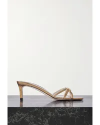 Tom Ford Whitney Mules aus -leder Metallic