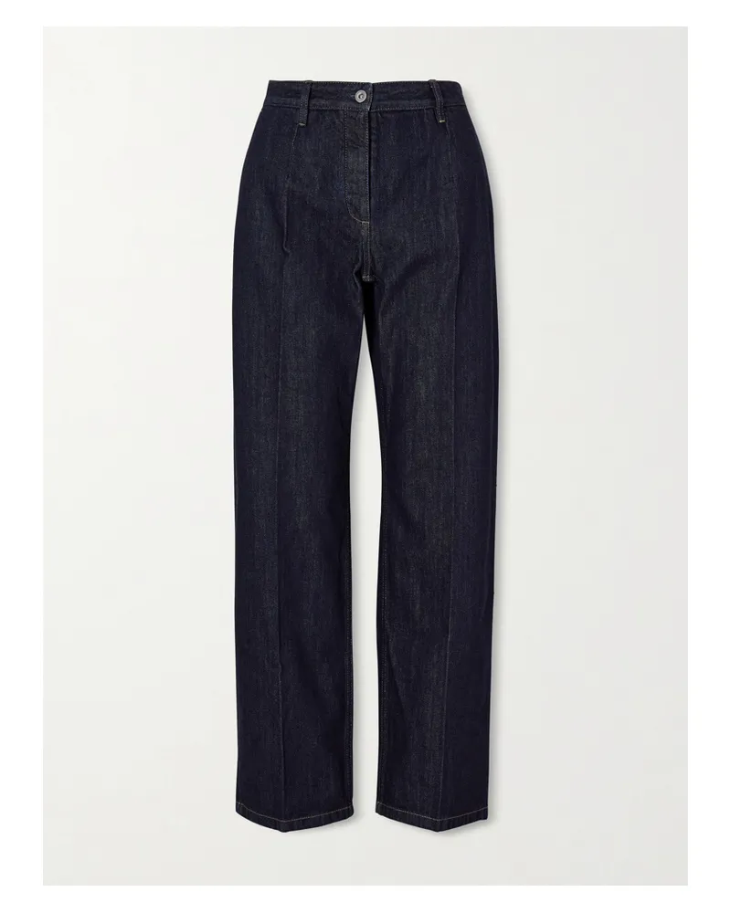 Jil Sander Halbhohe Jeans Mit Geradem Bein - Blau Blau
