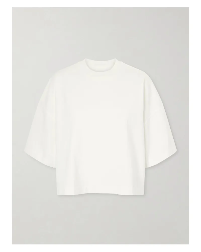 SLVRLAKE Box Cotton-jersey T-shirt - White White