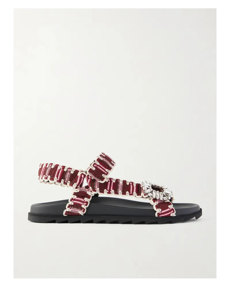 Roger Vivier Embellished Flat Sandals - Multi Multi