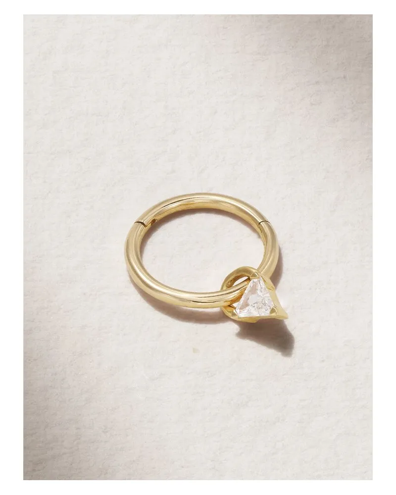 Maria Tash Creole Aus 18 Karat Gold Mit Diamant Gold