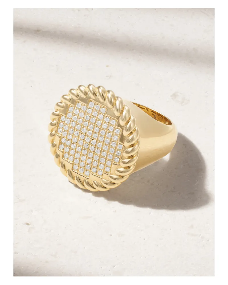 Lauren Rubinski Ring Aus 14 Karat Gold Mit Diamanten Gold