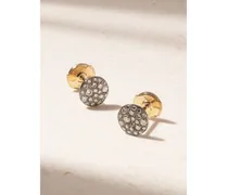 Sabbia Ohrringe Aus Rhodiniertem 18 Karat Roségold Mit Diamanten