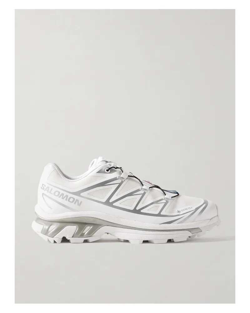 Salomon Xt-6 Sneakers Aus Mesh Und Gore-tex Mit Besätzen Aus Gummi - Weiß Weiß