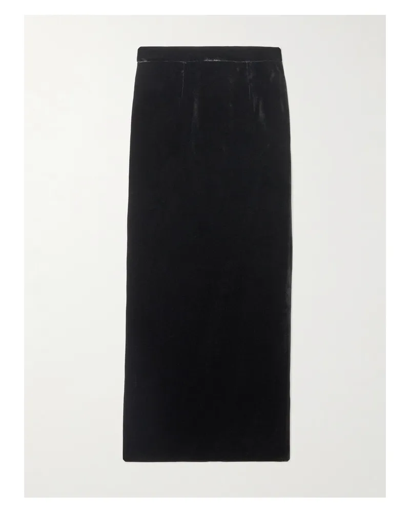 The New Arrivals Ilkyaz Ozel Raja Midirock Aus Samt - Schwarz Schwarz