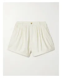 DÔEN Paige Shorts aus Biobaumwollpopeline Weiß