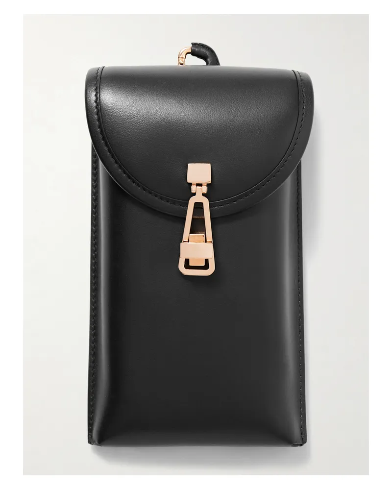 Gabriela Hearst Clutch Aus Leder - Schwarz Schwarz