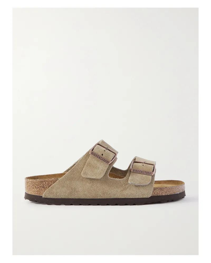 Birkenstock Arizona Suede Sandals - Brown Brown