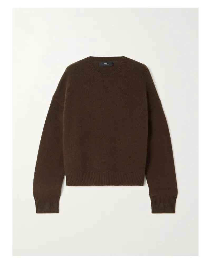 arch4 Net Sustain The Ivy Cashmere Sweater - Brown Brown