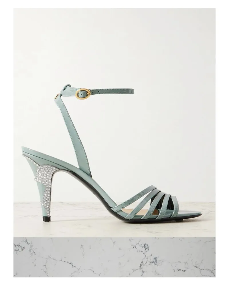 Valentino Garavani Ladycrush Pumps Aus Glanzleder - Grün Grün