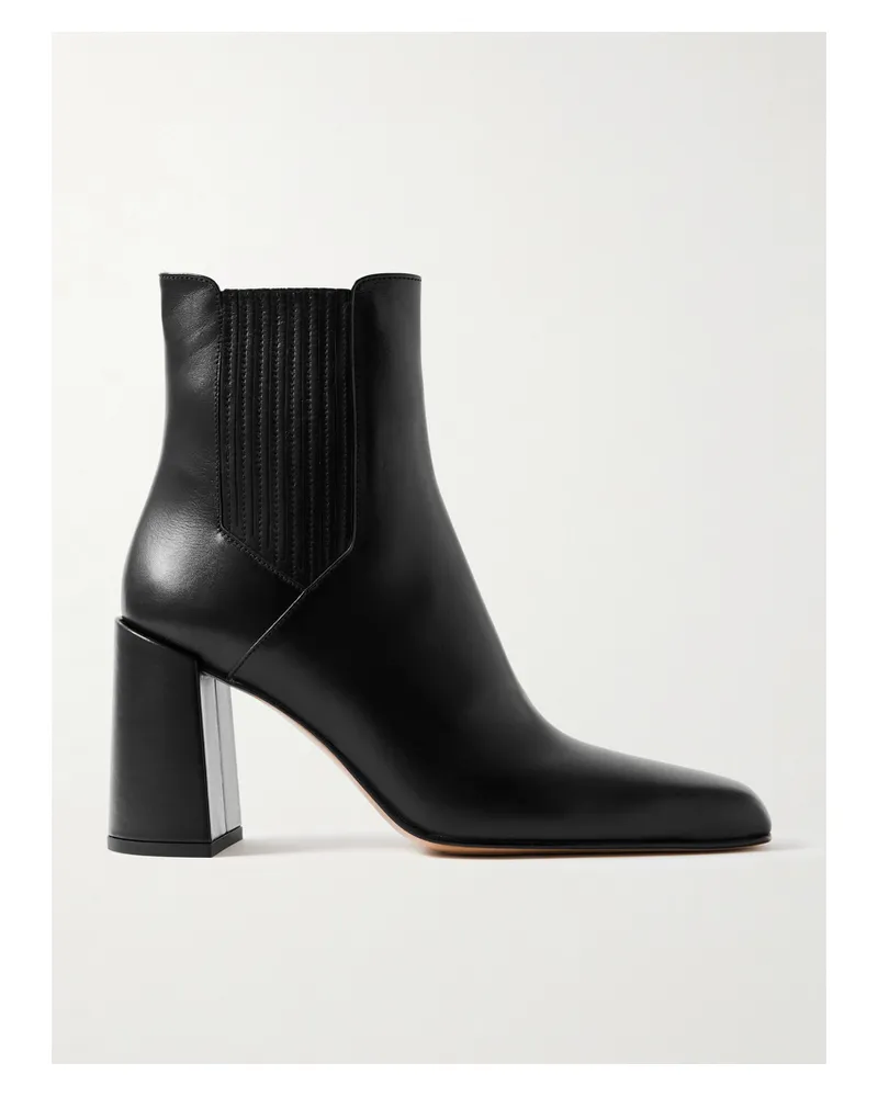 Gabriela Hearst Luke Ankle Boots Aus Leder - Schwarz Schwarz