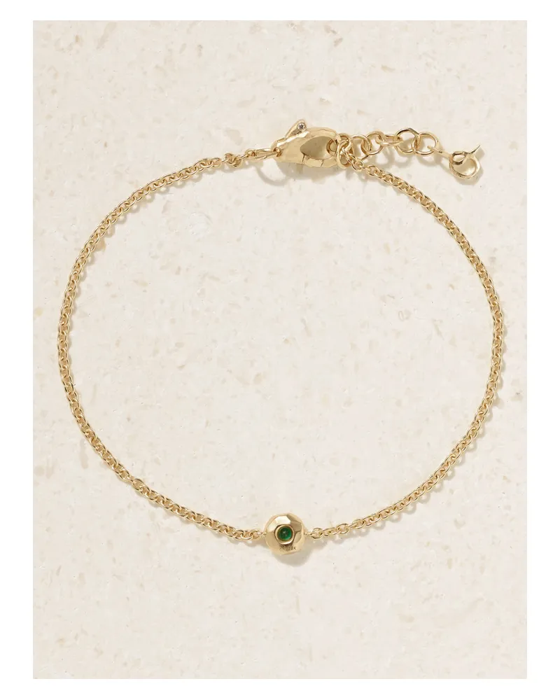 Octavia Elizabeth Nesting Gem Armband Aus Recyceltem 18 Karat Gold Mit Smaragd Gold