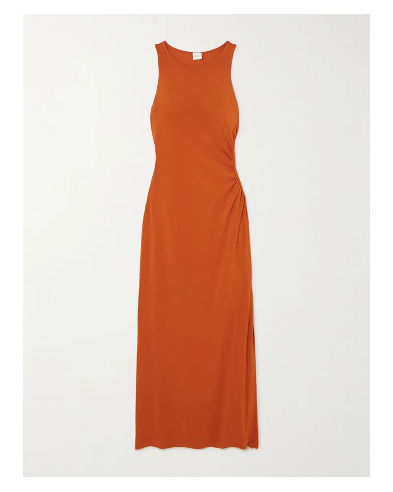 Max Mara Caro Midikleid Aus Stretch-jersey Mit Cut-outs - Rot Rot