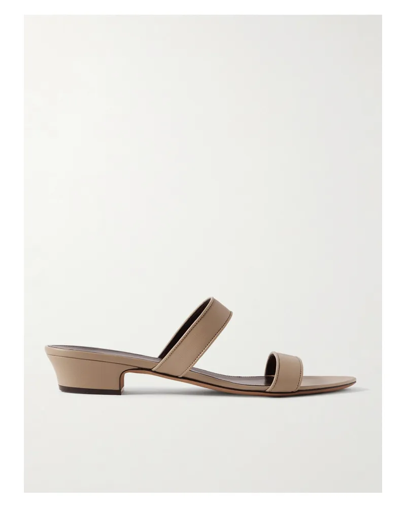 The Row Awar Mules Aus Leder - Neutral Neutral